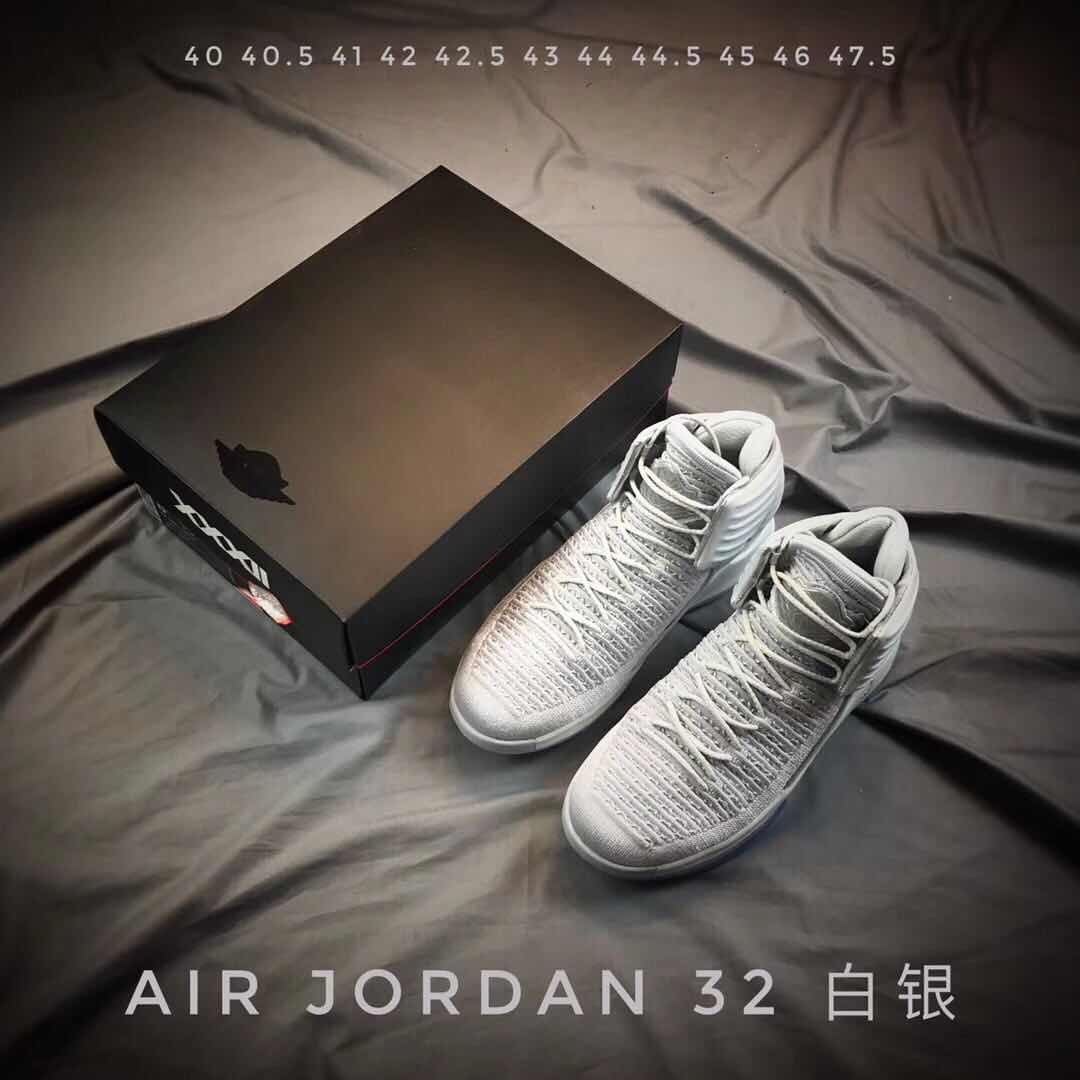 Air Jordan 32 Pure Platinum Shoes - Click Image to Close